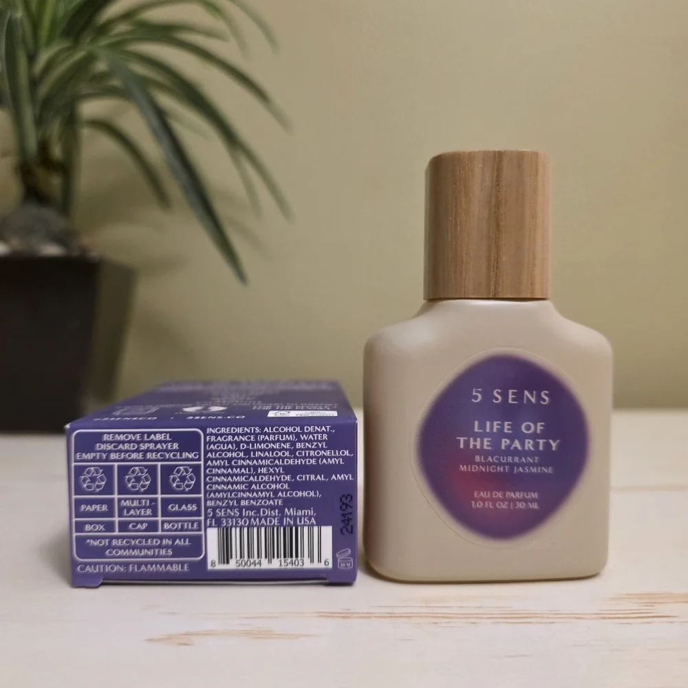 5 SENS | Life Of The Party Black Currant Midnight Jasmine 1 Fl Oz/30 mL